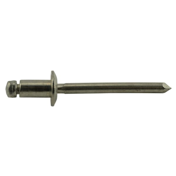 Midwest Fastener Blind Rivet, Dome Head, 3/16 in Dia., 1/8 in L, 18-8 Stainless Steel Body, 50 PK 53961 - main